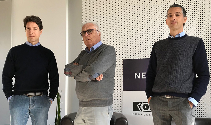 Esquema de la Junta de Directores: Michele Noselli, Giorgio Biffi, Stefano Noselli.